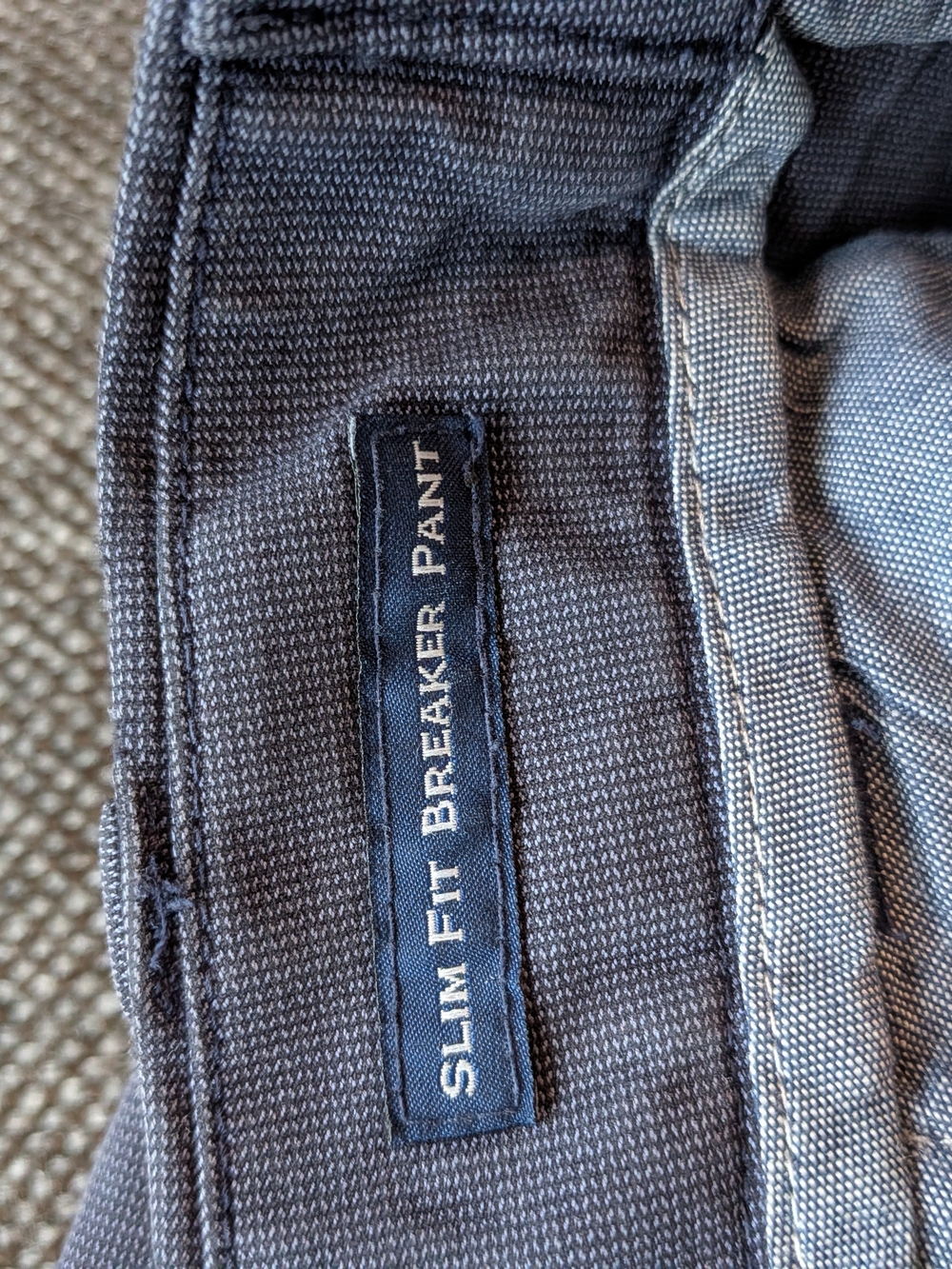 Vineyard Vines Men’s 32x29 Slim Fit Breakers Pant In Blue Grey - Picture 3 of 5